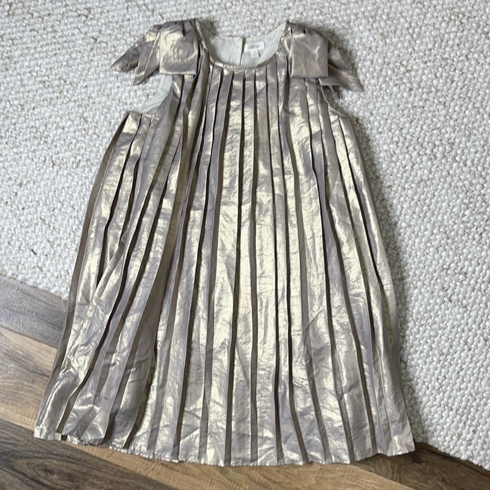 Gymboree Metallic Pleated Dress